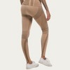 Anna-Kaci Active Women's Seamless High Waist Ribbed Leggings with Sculpting Contour Panels and Compression Fit - 3 of 4