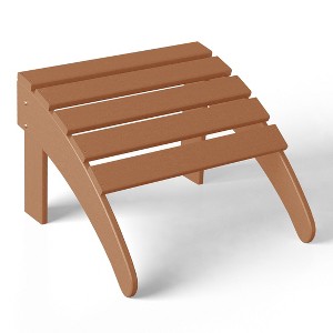 WestinTrends All-Weather Outdoor Patio Poly Adirondack Ottoman Footrest - 1 of 4