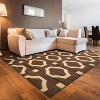 HomeStock Claremont Octagon Brown & Beige 8x10, Transitional, Power Loomed - 2 of 4