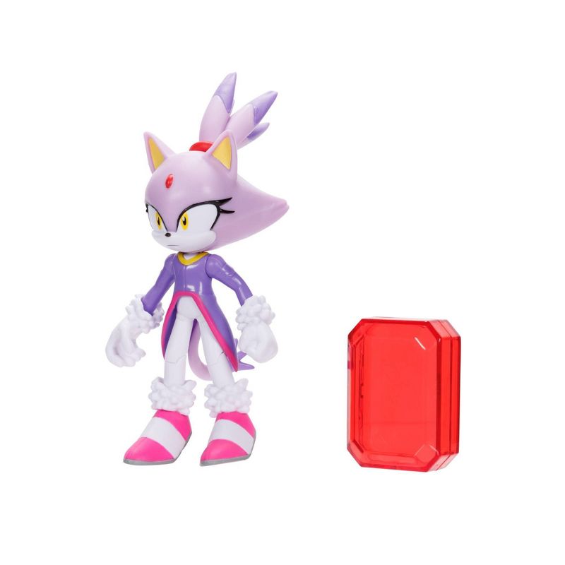 Sonic the Hedgehog Blaze with Sol Emerald Action Figure, 4 of 8