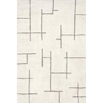 nuLOOM Masami Contemporary High-Low Wool Area Rug