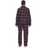 Ashford & Brooks Mens Flannel Plaid Pajamas Long Pj Set - 3 of 4
