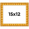PosterPalooza | 15x12 Bamboo Picture Frame, UV Acrylic, 4 Finishes - Brown, Black, Gold, and Natural - 2 of 4