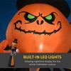 Whisen Halloween Inflatables Pumpkin Reaper, Skeleton Skull & Build-in LED - Orange - 4 of 4