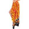 LA LEELA Women's Beachwear Summer Bikini Wraps Beach Wrap Sarong Skirt Swimsuit Swimwear Coverups Swim Cover Ups for Women One Size Red,Tree - 3 of 4