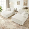 Myinda 2-Piece Oversized Boneless Compression Sofa Couch, Corduroy  Loveseat, No Assembly Required - 3 of 4