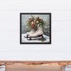 Creative Products Holiday Ice Skates 17.73 x 17.73 Black Framed Canvas - 3 of 4