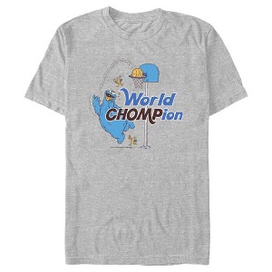 Men's Sesame Street Cookie Monster World Chompion T-Shirt - 1 of 4