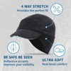 TrailHeads Fleece Ponytail Hat for Women –  Reflective Winter Beanie with Visor for Running, Hiking - 4 of 4