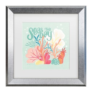 Trademark Fine Art - Gia Graham Under the Sea II Matted Framed Art - 1 of 4