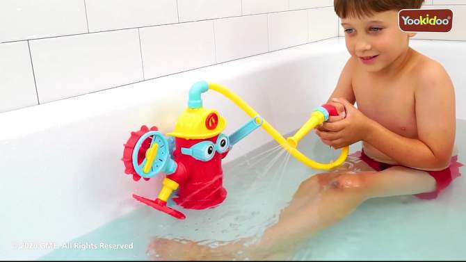 Yookidoo Ready Freddy Sprinkle Bath Toy, 2 of 13, play video
