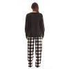 Just Love Ultra-Soft Womens Pajama Pant Set with Matching Socks with Sayings / Christmas Pajamas - 3 of 4