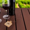 Unique Bargains Bottle Opener Magnetic Plain Bottle Opener Beech Wood Handle Magnet Wood Light Brown 2.36"x3.35"x0.47" 1 Pcs - 2 of 4