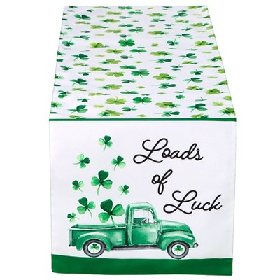 The Lakeside Collection Loads of Luck Placemats and Runner - Table Runner