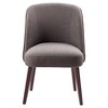 Oda Rounded Back Dining Chair - Charcoal - 3 of 4
