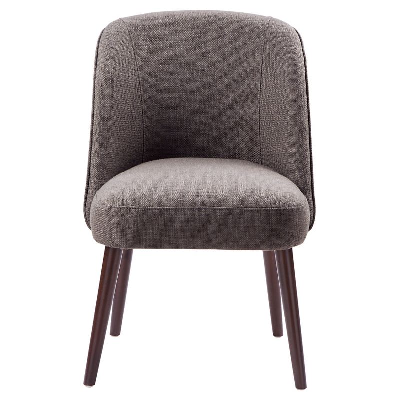 Oda Rounded Back Dining Chair - Charcoal, 4 of 10