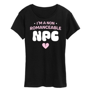 Women's - Instant Message - Non Romanceable NPC Short Sleeve Graphic T-Shirt - 1 of 4