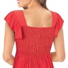 Collections Etc Embroidered Smock Back Dress - 3 of 4