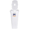 YBM Home Plastic Rattan Laundry Hamper Basket with Hinged Lid - 3 of 3