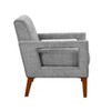 NicBex Modern Accent Chair, Living Room Chair with Solid Wood Legs Upholstery Pocket Coils Armchair for Bedroom - 2 of 4