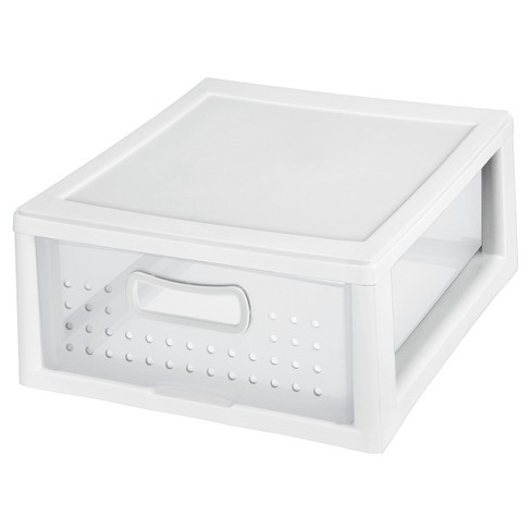 Sterilite Storage Shallow Modular Drawers White Target