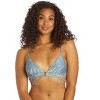 Sporti Sporti x Stef Corgel Daydream Palm Shadow Strappy Triangle Bikini Top Black Sand Medium - 4 of 4