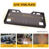 Garvee Heavy-Duty Skid Steer Mount Plate, 1/4" Thickness and 3000LBS Weight Capacity, Easy to Weld or Bolt to Different Accessories - 3 of 4