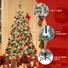 Yaheetech Pre-lit Flocked Artificial Christmas Tree with Warm Lights, PVC Branch Snow Frosted Xmas Tree with Foldable Stand - 4 of 4