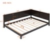 ALEXOUN Wood Day Bed Frames with Solid Wood Slat Support,and Arm & Back for Toddlers Kids Teens Adults Easy Assemble - 3 of 4