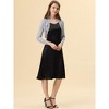 INSPIRE CHIC Women's Elegant Sheer Floral Lace Crop Bolero Shrug - 2 of 4