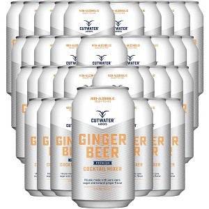 Cutwater Non-Alcoholic Ginger Beer - 12oz Cans - 110 Calories Fat-Free - Soda Mixer for Moscow Mule, Dark n Stormy - 1 of 4