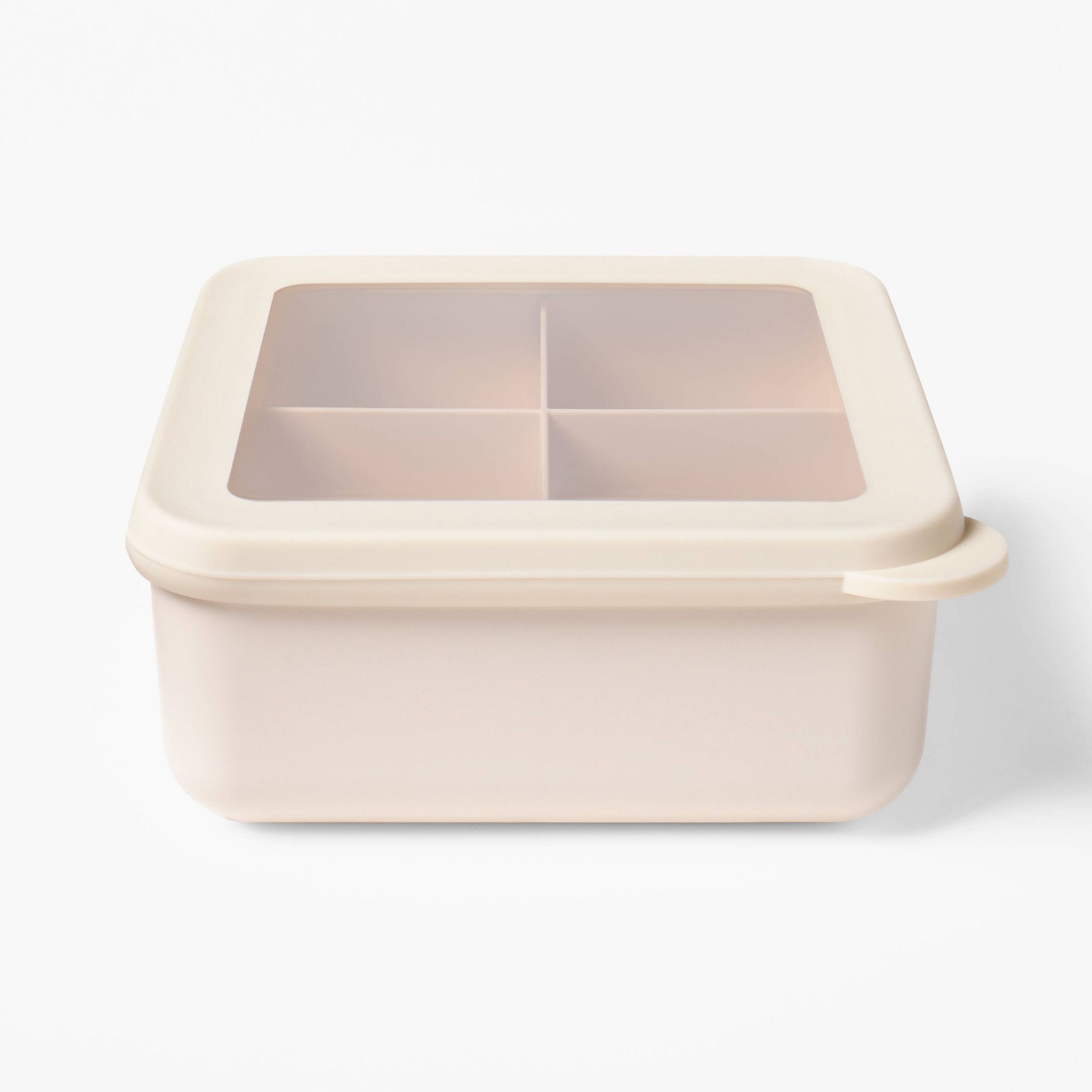 Small Snack Bento Food Storage Container Cream - Figmint™: Recycled PET, Dishwasher & Microwave Safe
