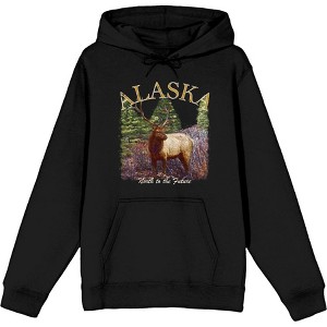 Adventure Society Alaska Long Sleeve Adult Hooded Sweatshirt - 1 of 2