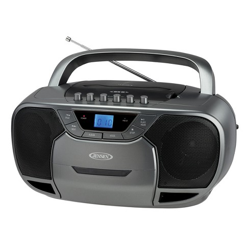 Portable Stereo CD Player with AM/FM Radio and Cassette Player/Recorder 