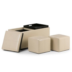 35" Franklin Storage Ottoman - WyndenHall - 1 of 4