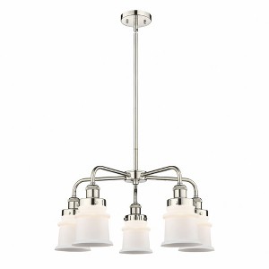 Canton - 5 Light Stem Hung Chandelier In Industrial Style-14.5 Inches Tall and 23.25 Inches Wide - 1 of 1
