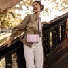 Byootique Portable Hard Shell Aluminum Handbag with Adjustable Strap Crossbody Cosmetic Case Clutch for Women - 3 of 4