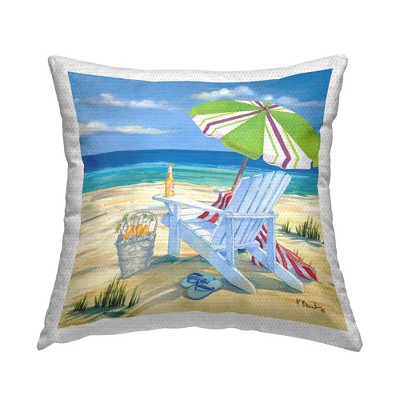Stupell Industries Nautical Beach Scene Lounge Chair