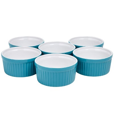 Bruntmor 10.5x 6 Rectangular Porcelain Deep Dish Pie Pan Set Of 2 - Black  : Target