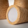 12"H  18.5"H & 24.5"H Sullivans Christmas Rope Tabletop Christmas Trees Set of 3  Natural - 4 of 4