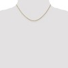Black Bow Jewelry 1.3mm 10k Yellow Gold Singapore Chain Necklace - 2 of 4