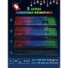 Backlit Keyboard and Mouse Combo - RGB Backlit, Rechargeable & Light Up Letters, Ergonomic Tilt Angle, Quiet Keyboard Mouse (Black) - 2 of 4