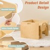 Aoibox Montessori Weaning Table and Chair Set for Toddlers 1-3 Wooden Kids Table Chair for Eating Learning Playroom Home - 4 of 4