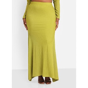 Rebdolls Women's Bea Textured Mermaid Maxi Bodycon Skirt - 1 of 3