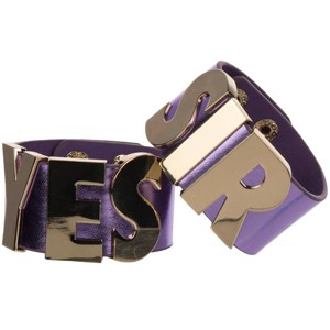 DC Comics Harley Quinn Yes Sir Cosplay Cuffs Purple - Set of 2 Purple - 1 of 4