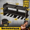 Aghana Digitals Heavy Duty Wall-Mounted Power Tool Organizer for Garage - Holds 7 Drills & Tools, - 4 of 4