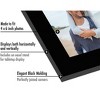 Picture Frame in Black MDF / Shatter Resistant Glass with Easel Stand & Horizontal and Vertical Formats - Pack of 2 - Multiple Sizes - Americanflat - 3 of 4