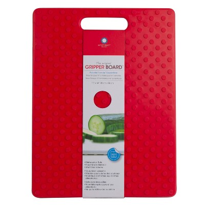 Architec Our Original Gripper Cutting Board 11"x14" Red