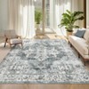 Machine Washable Area Rugs for Living Room Non Slip Non Shedding  Vintage Indoor Carpet - 3 of 4