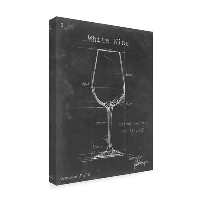 Trademark Fine Art -Ethan Harper 'Barware Blueprint Iv' Canvas Art